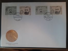 Nobelpreis Schweden-Schweiz 1997, Ersttagsbrief Rarität!