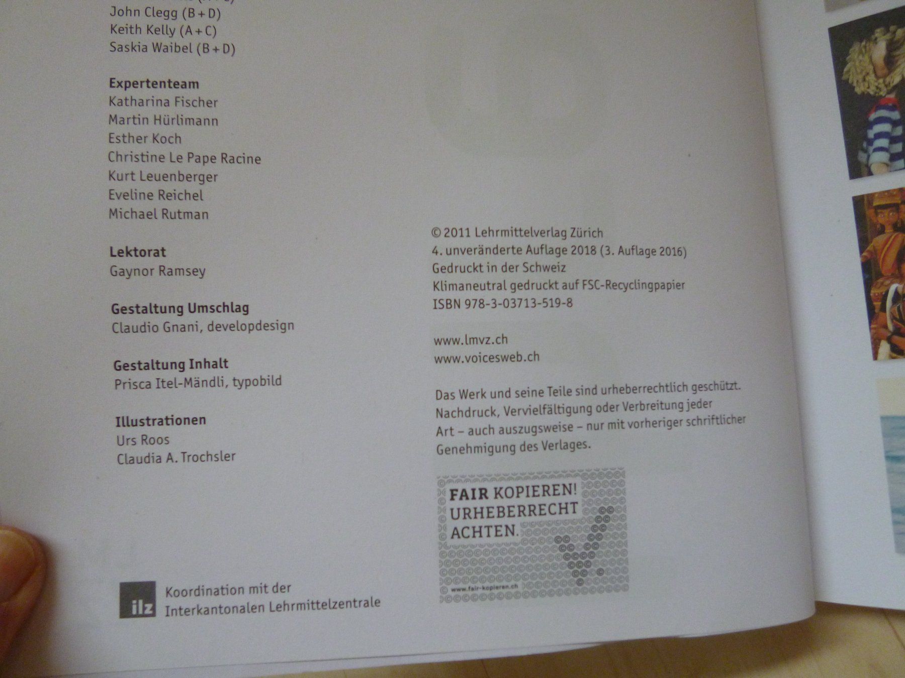 Libri: 2 voices Schulhefter LMVZ THREE trainer file & course book – Usato da Dättlikon venduto da Mamakuga 1