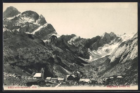 Cartes postales: Meglisalp, Teilansicht eines Ortes mit v – D'occasion à Berlin par bartko-reher