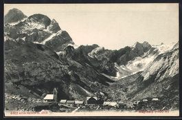 Meglisalp, Teilansicht eines Ortes mit v