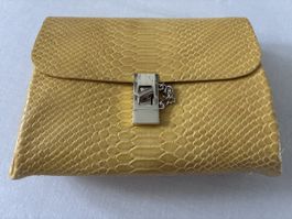 Morgan Handtasche Gelb Reptil Optik, wie neu! Top