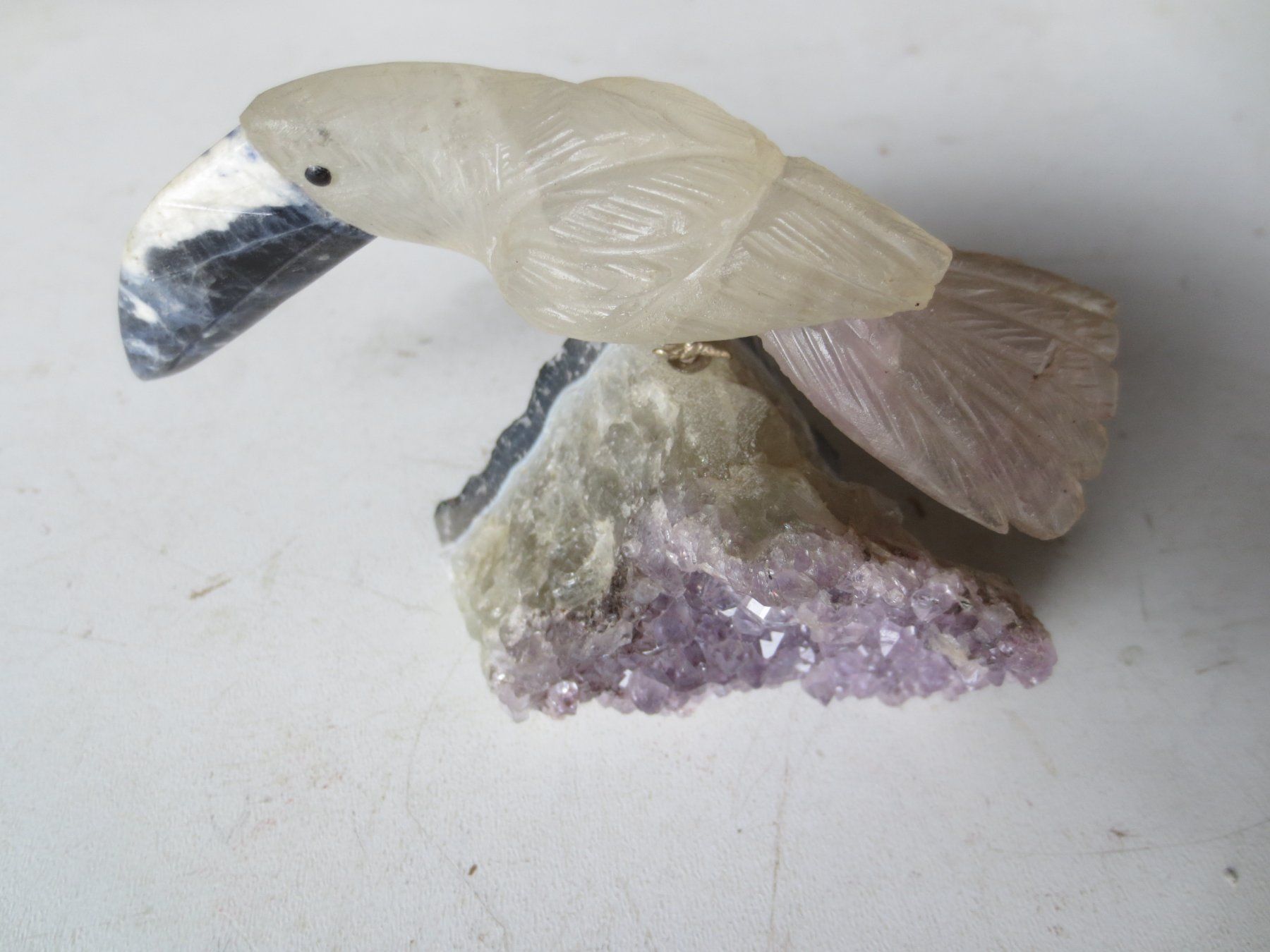 Mineralien & Heilsteine: Amethyst Vogel – Gebraucht aus Weier im Emmental von waefler03 1