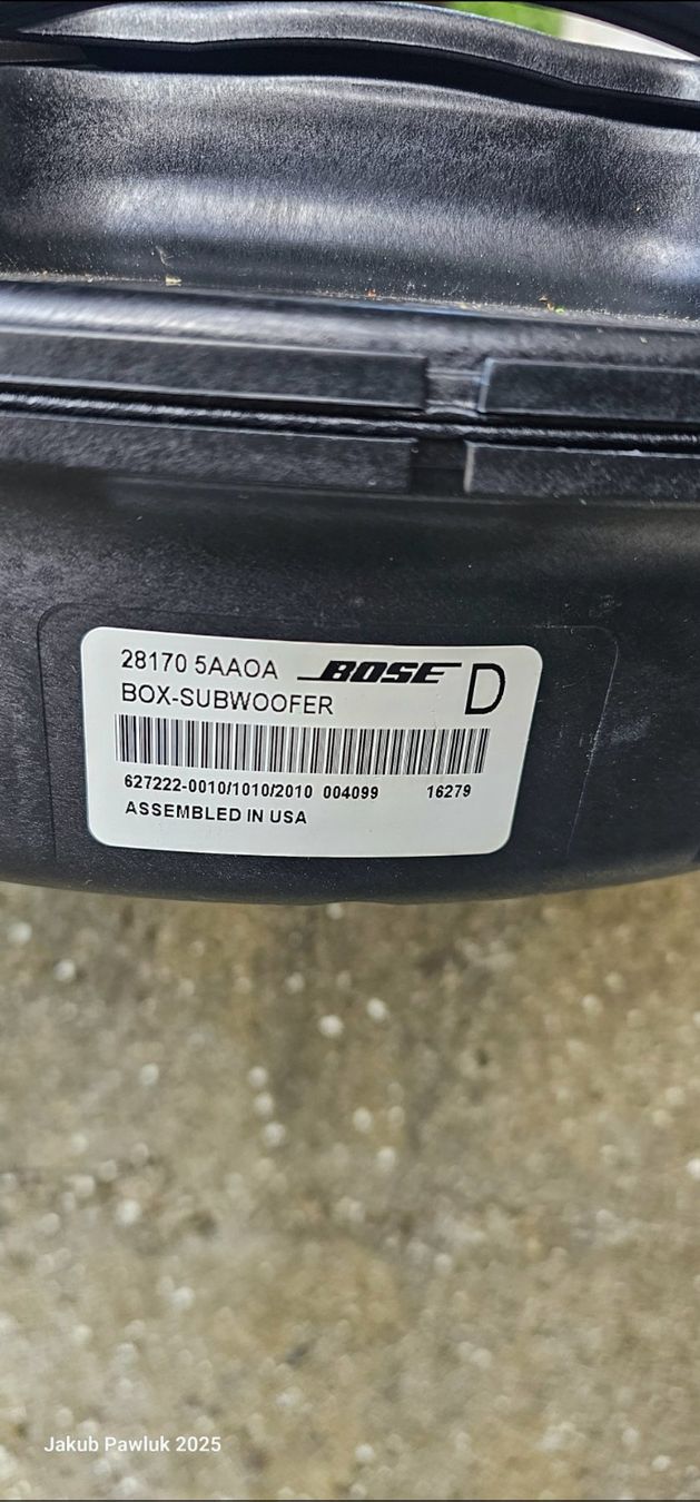 Bose Casse acustiche: Subufer Bose Infiniti – Usato da Kaiserstuhl AG venduto da edixon 1