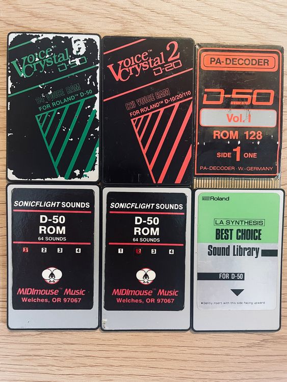 Roland D-50 ROM-Cards (Gebraucht) in Beinwil am See für CHF 123 – mit ...