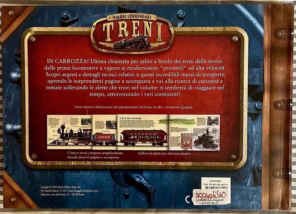 Libri: Libro TRENI Viaggi Leggendari DeAgostini – Usato da Gordola venduto da lar_x2p9 1