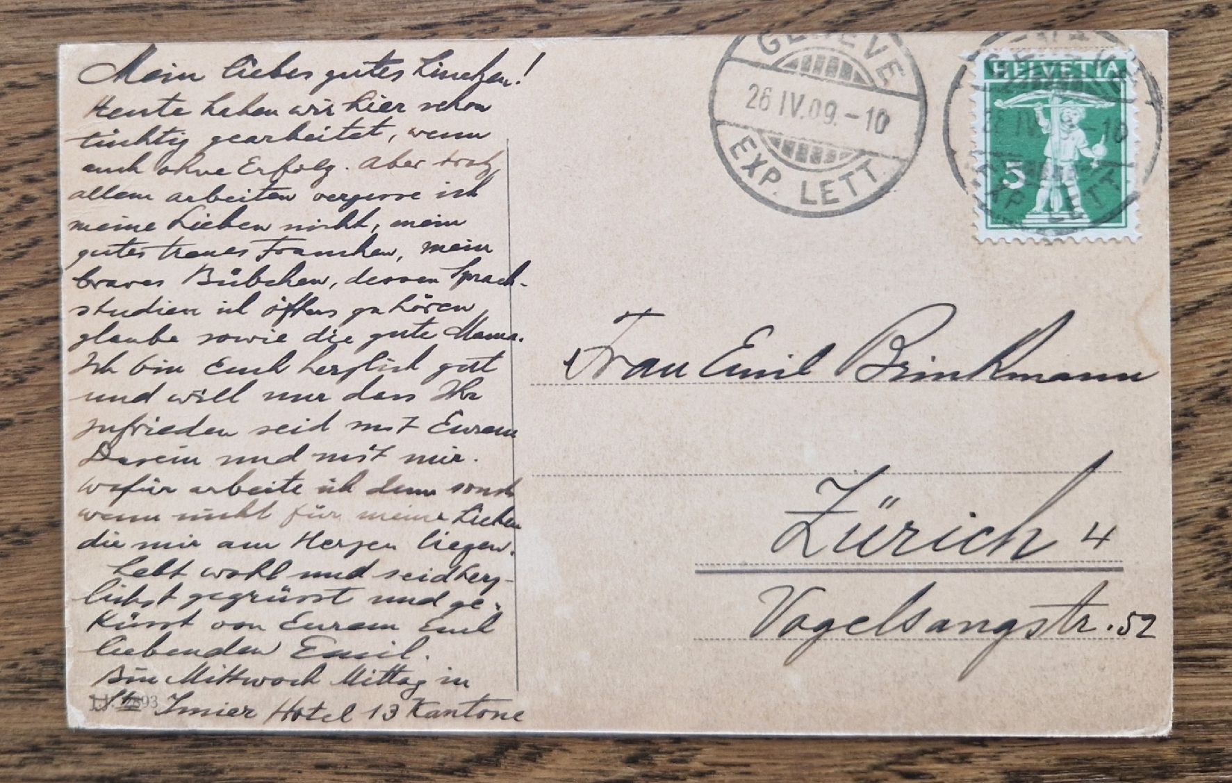 Cartes postales: Genève 1909 – D'occasion à Ebikon par Donar50 1