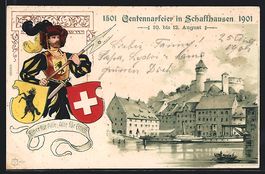 Litho Schaffhausen, Centennarfeier 1901,