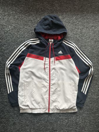 Veste Adidas vintage avec capuche - taille M, parfait état 
