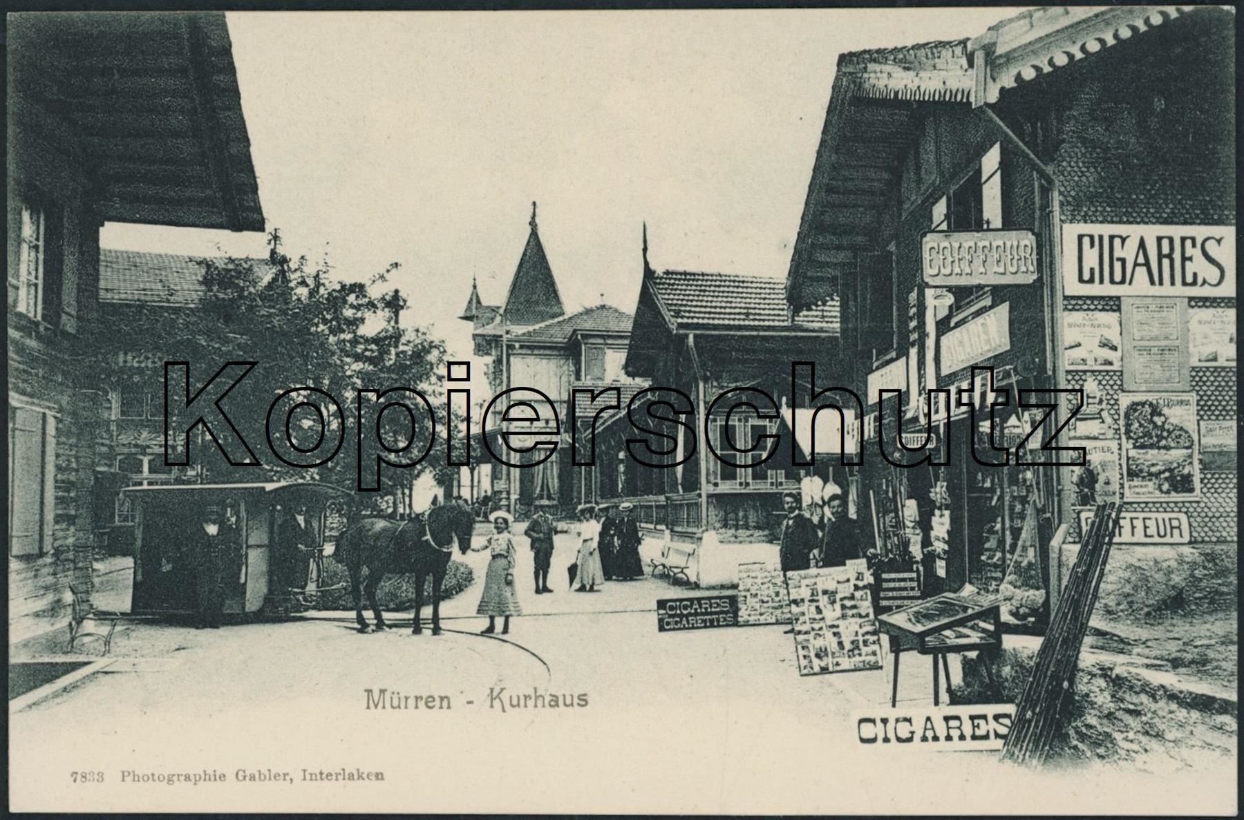 Cartoline postali: BE Mürren - Pferde Bahn RM – Usato da Schindellegi venduto da dolpitz