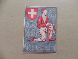Private Schweiz 1.August Bundesfeier Karte von Jahr 1941