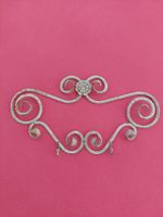 Antike Wandhalterung Metall 27 cm