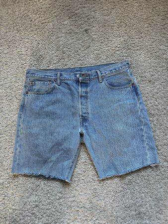 Levis Jeansshorts / Jorts Hellblau, W36/L32