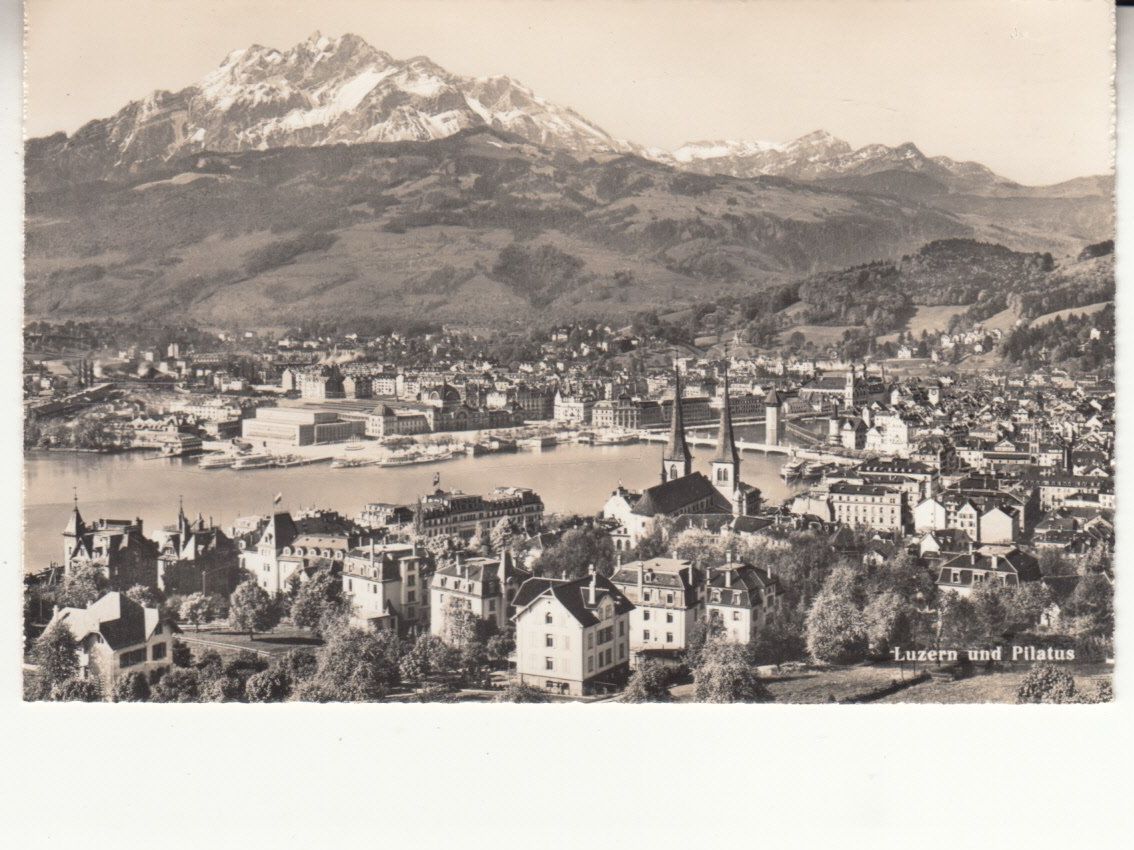 Cartoline postali: Luzern ca. 1950 – Usato da Bürglen TG venduto da StampGraf