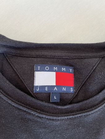 2 Tommy Hilfiger Shirts Pullover, Blau und Schwarz,  L