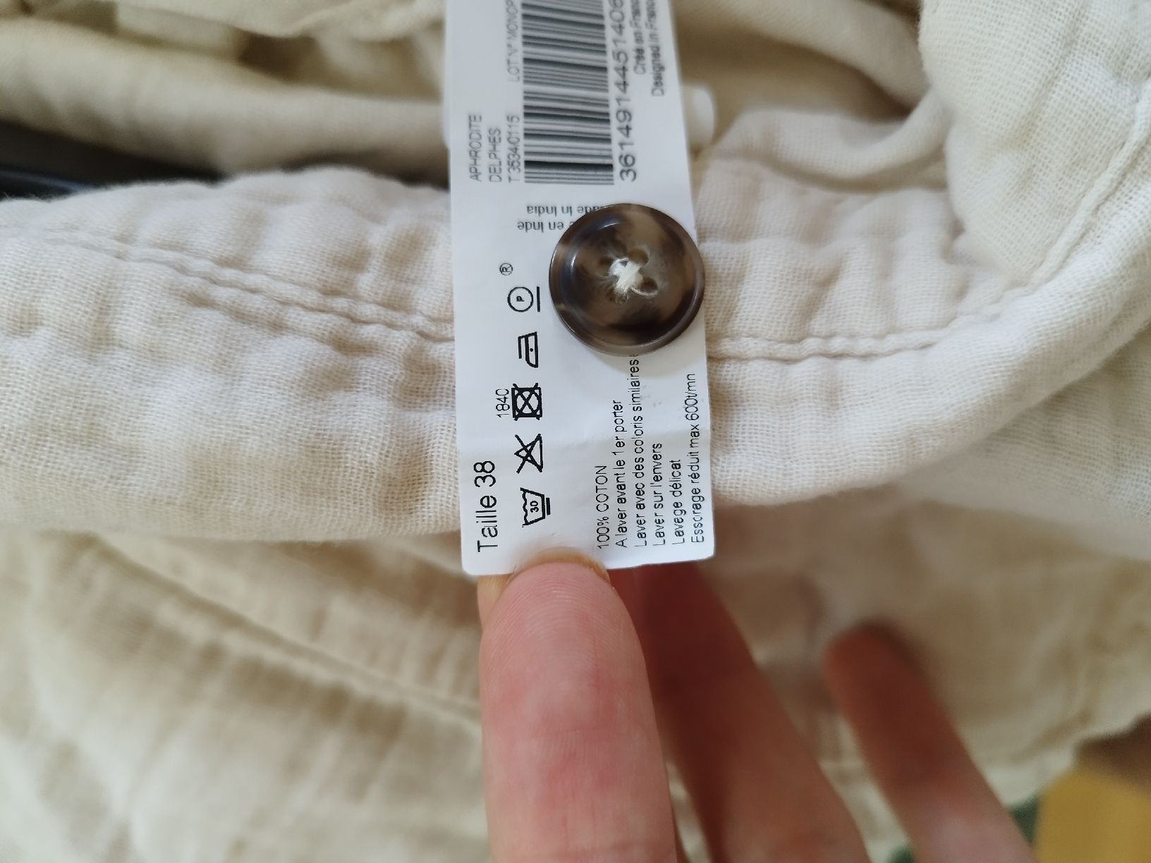 Tute: Beige Muslin Jumpsuit size 38 – Nuovo (secondo la descrizione) da Zürich venduto da eug_wil 2