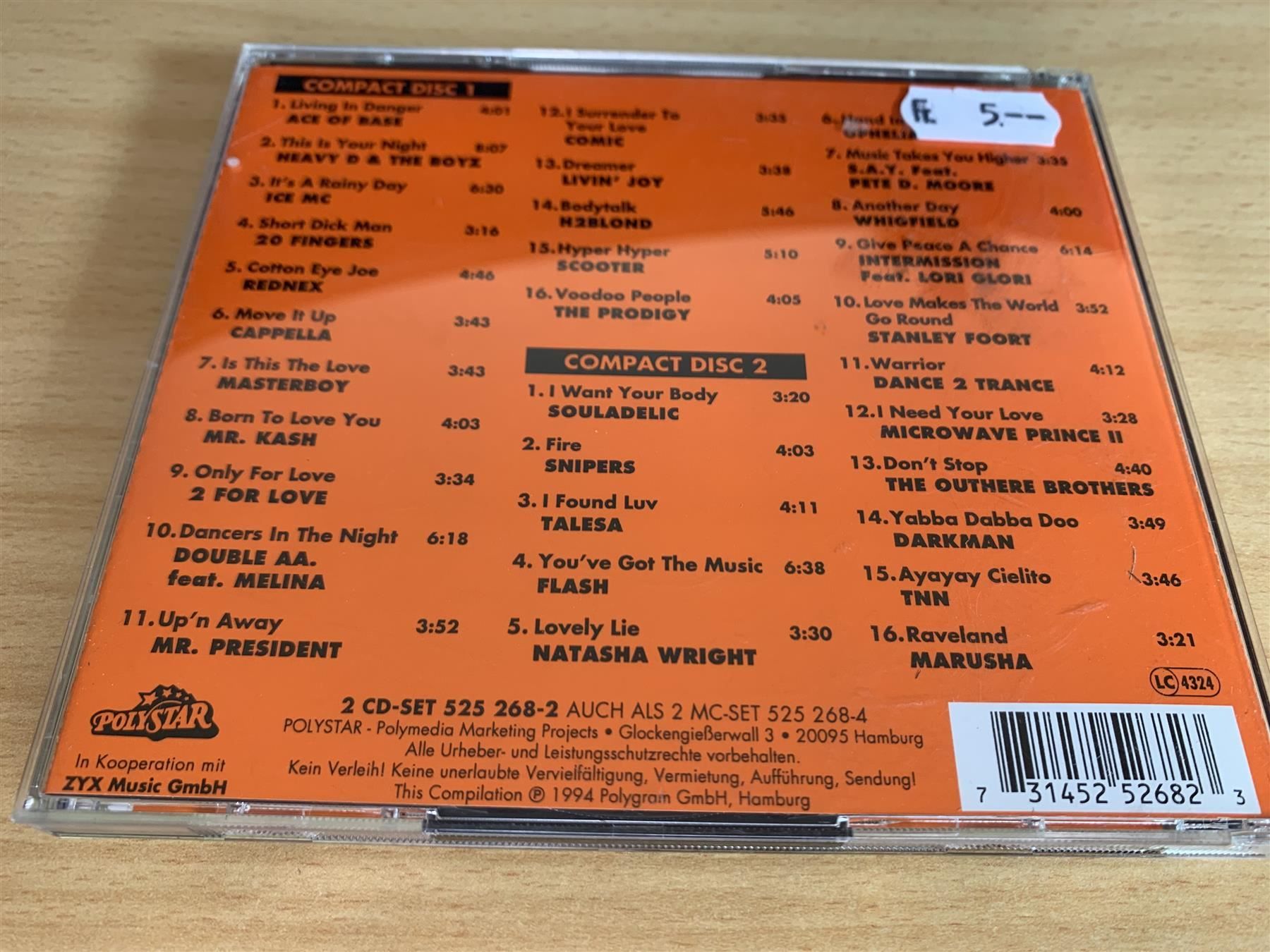 CD: Various – Super Dance Plus 7 - 2 CD – Usato da Rikon im Tösstal venduto da Alpenmutz 1