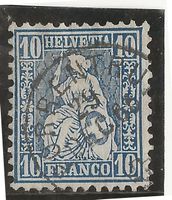 PORRENTRUy 29.xx.65 auf Zu#31 Mi#23 Vollstempel [10B9]