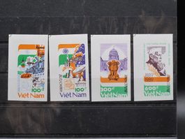 Vietnam 1989 Briefmarken INDIA **, geschn.
