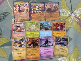 Pokémon lot de carte héros transcendant