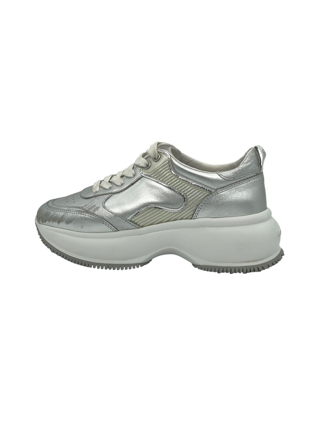 Hogan Damenschuhe: Hogan Maxi I Active Platform Sneaker EU 38 Metallic – Gebraucht aus Zürich von shoe_shop