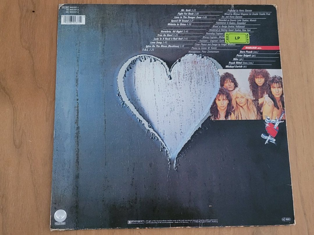 Dischi in vinile: LP  Warlock – Usato da Martigny venduto da MZ-67 1