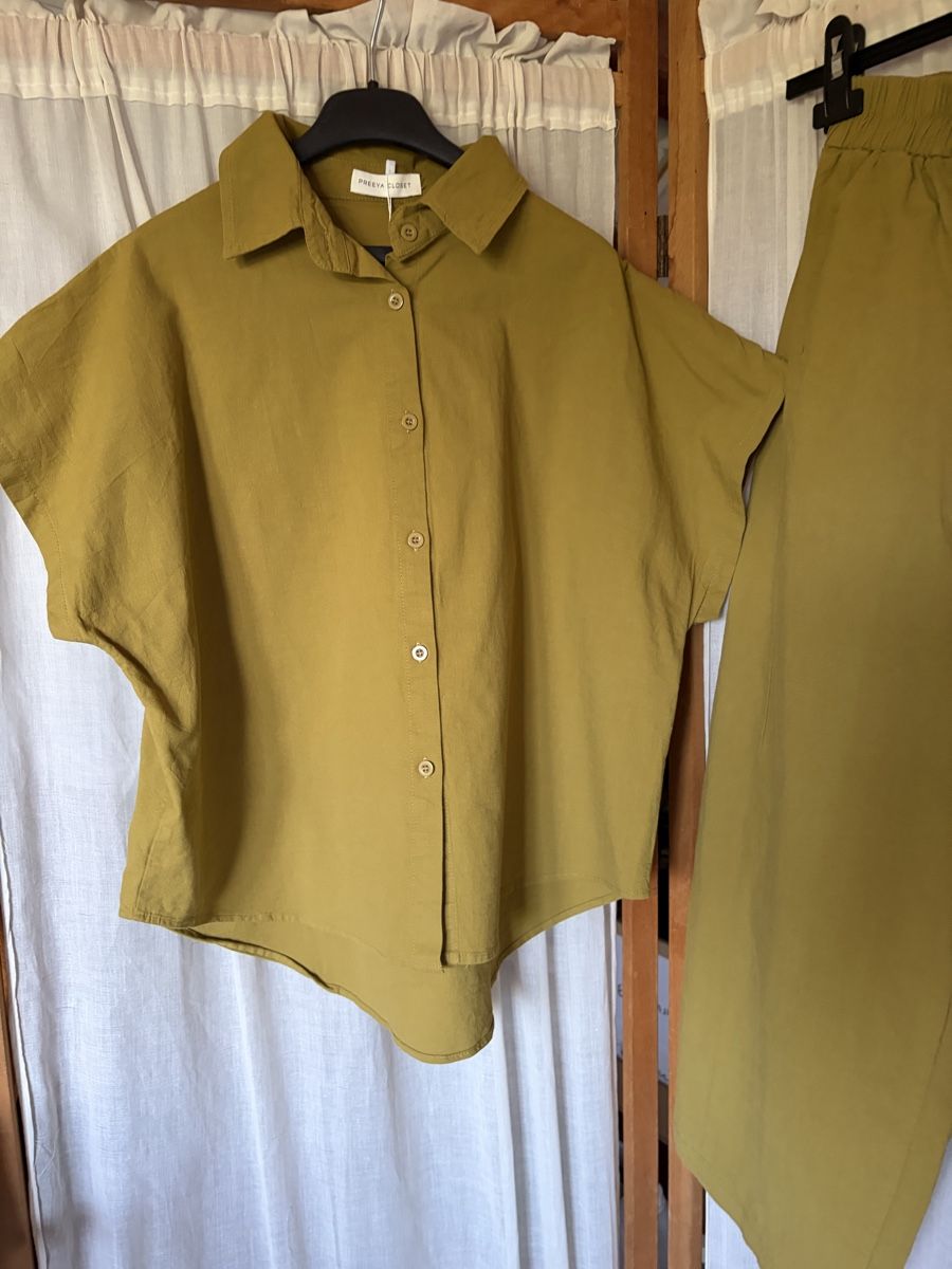 Kleiderpakete: Linen Blend Blouse & Pants – Neu (gemäss Beschreibung) aus St.Josefen von lop_lh8d 5