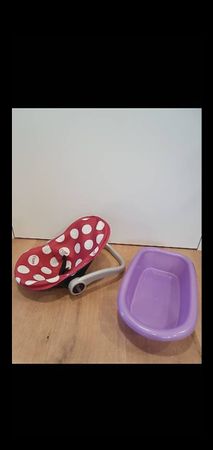 Puppen Maxi cosi und Puppen Badewanne