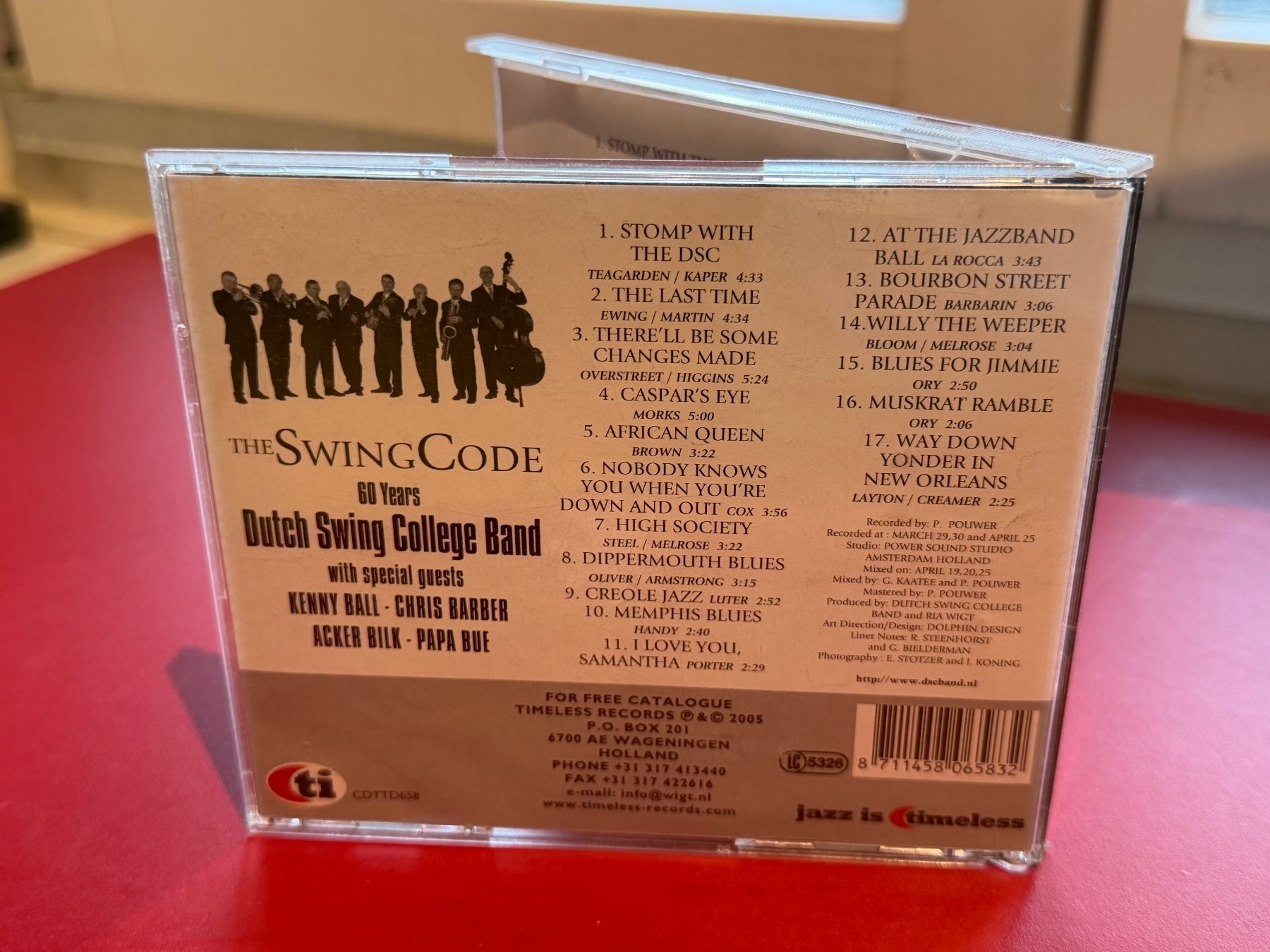 CD: The Dutch Swing College Band - The Swing Code - KA03A – Usato da Küsnacht ZH venduto da JazzRecords 1