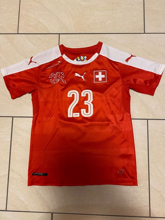 Maillot Jersey Shirt Maglia Camiseta Switzerland Suisse Shaqiri 2014