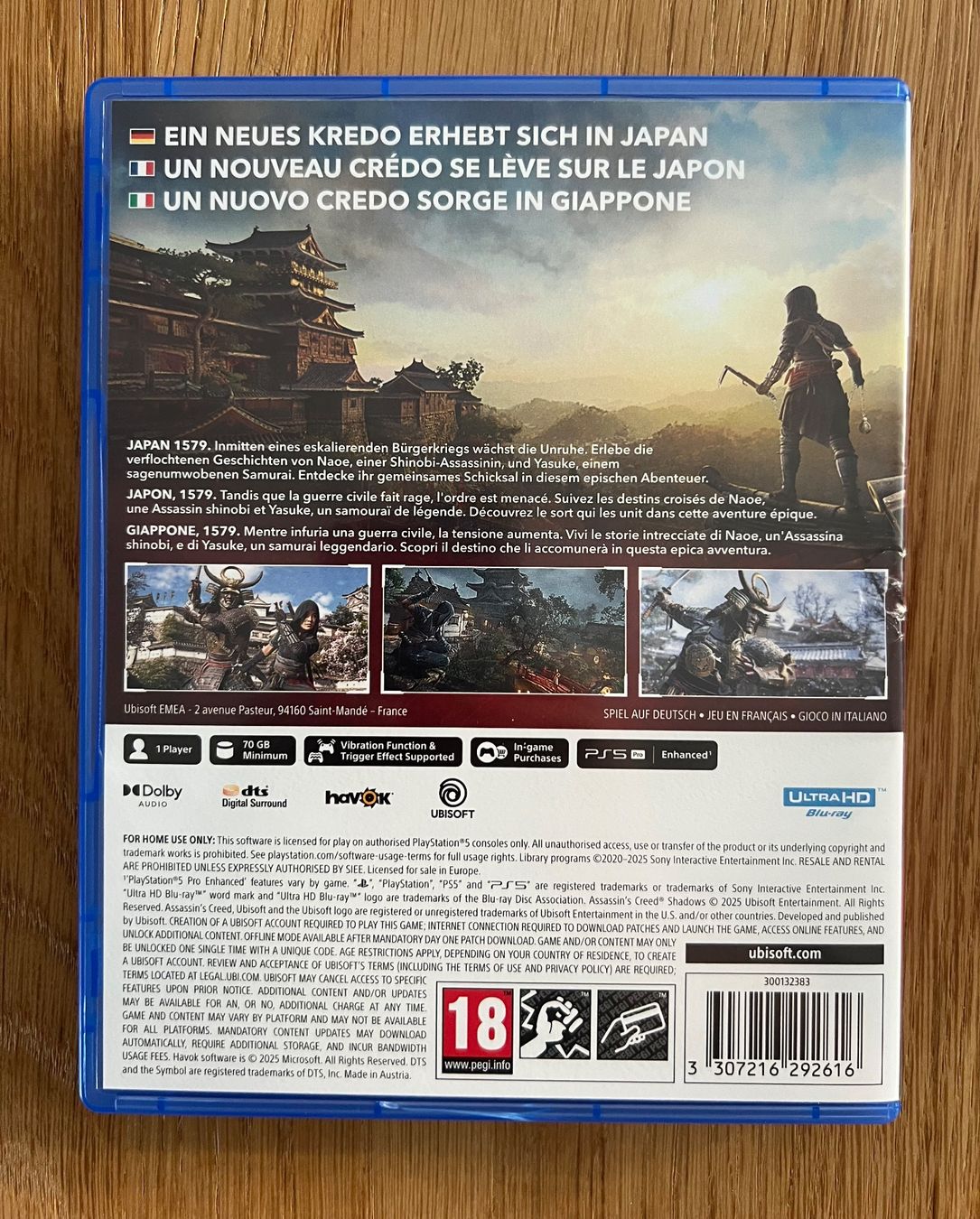 Spiele: Assassins Creed Shadows | PS5 – Gebraucht aus Frenkendorf von astar09 1