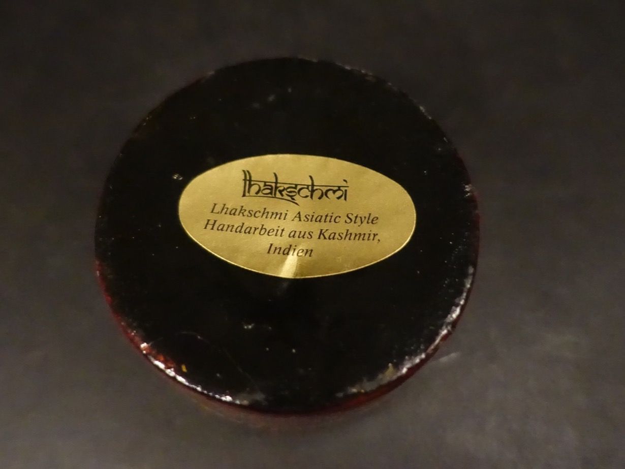 Contenitori & Simili: Indische Dose, handbemalt mit echter Goldfarbe – Usato da Russikon venduto da Eulenfeder 5