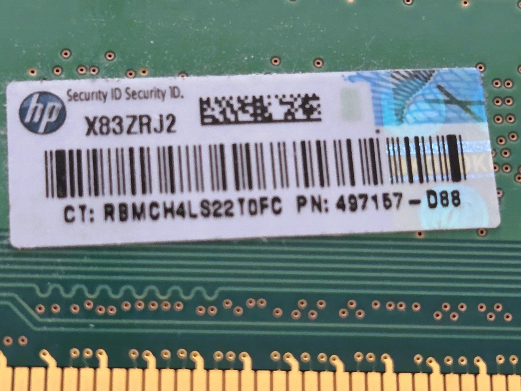 Mémoires / RAM: 8 GB RAM MEMORY 4x 2 GB – D'occasion à Brüttisellen par Nighttrain 4
