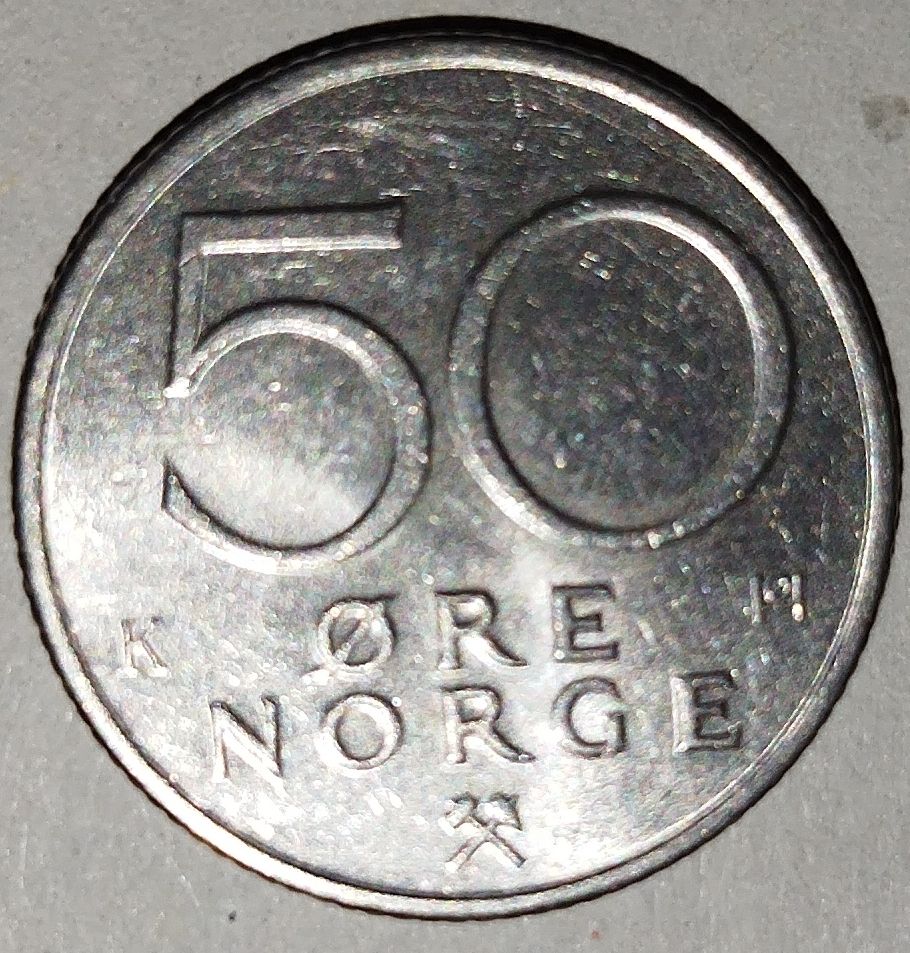 Tutti le monete: Münze 50 Ore Norwegen 1988 – Usato da Walkringen venduto da ani_6bgd
