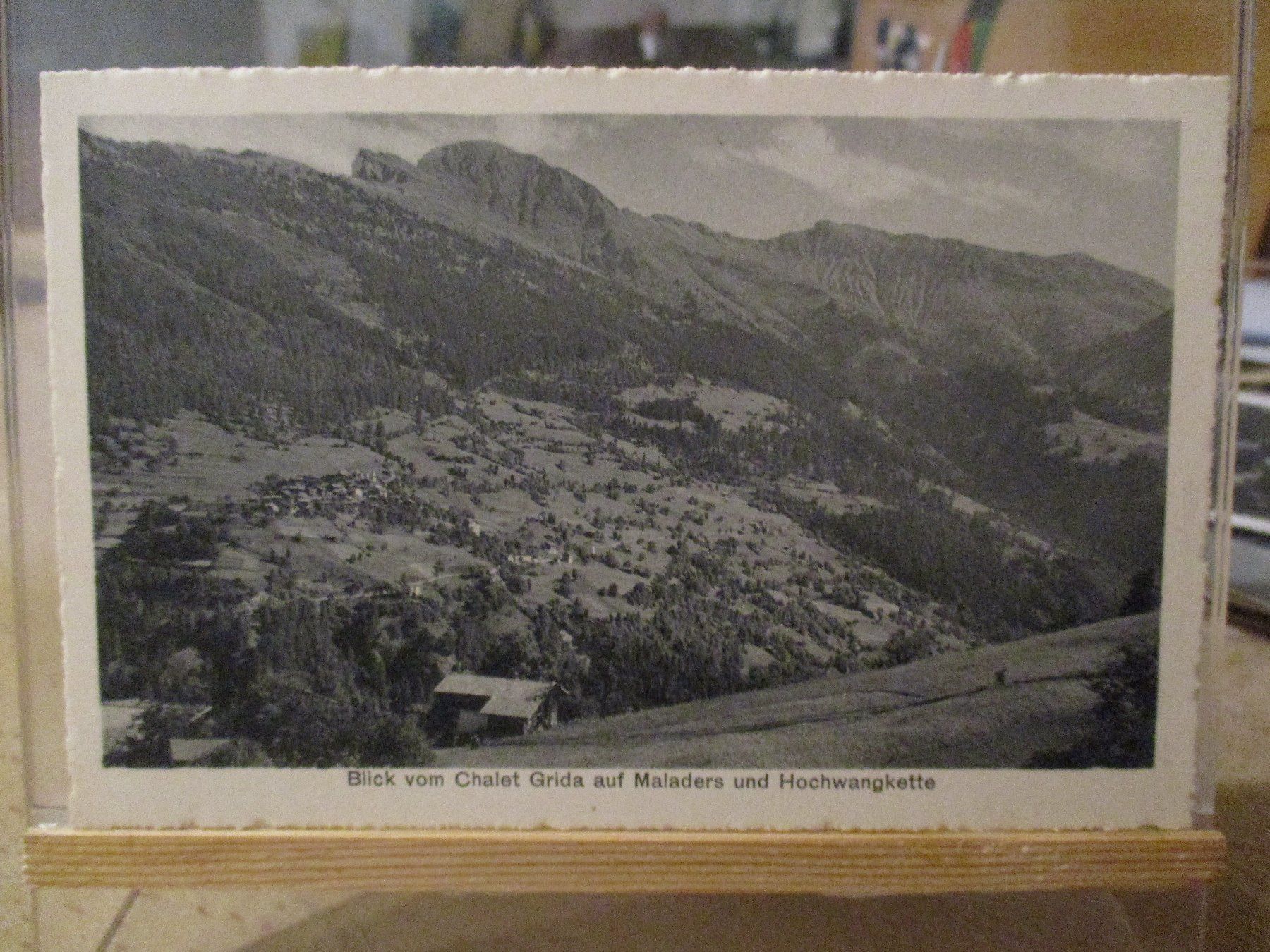 Ansichtskarten: Maladers Chalet Grida Hochwang Postkarte  2 – Gebraucht aus Felsberg von sanwill