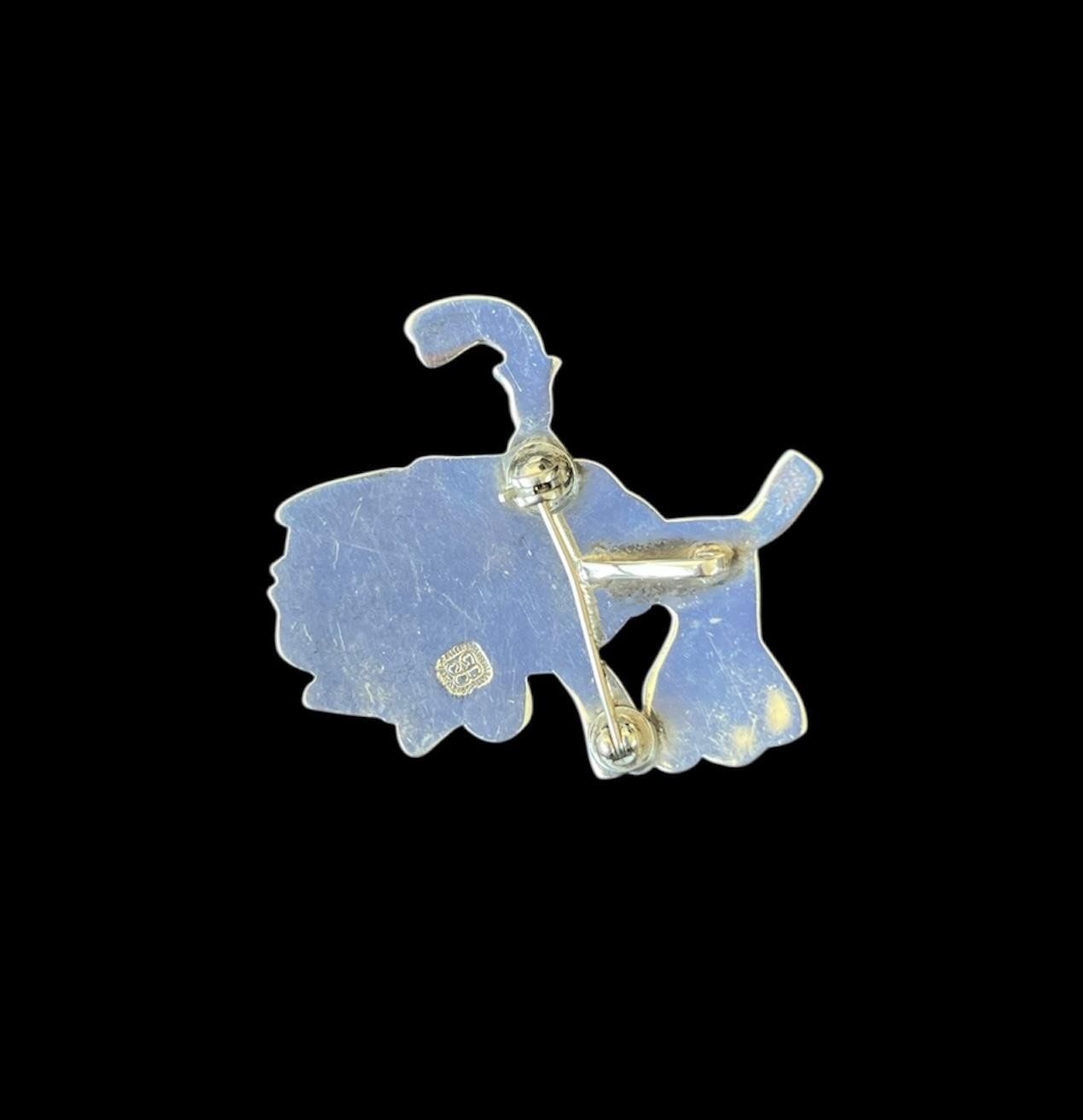 Spille & Fermagli: Native American Indian silver broush and pendant – Usato da Genève venduto da gvokiii 1