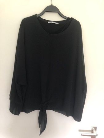 Damenbluse Gr. M von Zara, neu, schwarz