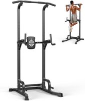 Power Tower Dip Station Klimmzugstange 204 kg Fitness