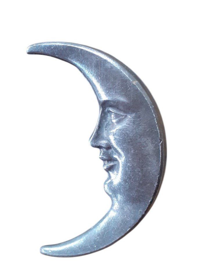 Spille & Fermagli: Brosche Mond antik – Usato da Mörschwil venduto da wunderkiste44