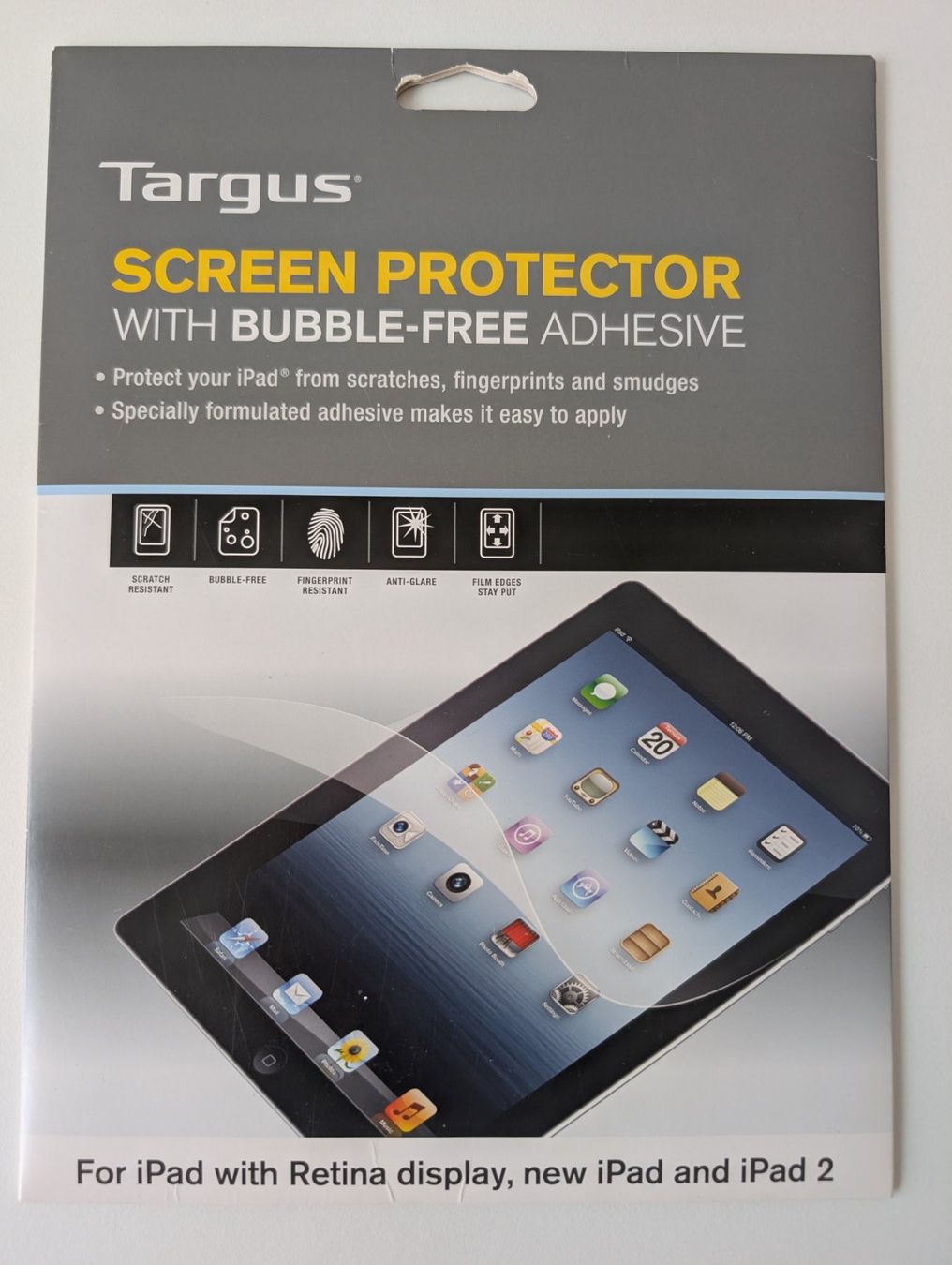 Ritocchi & pellicole di protezione: Targus iPad Screen Protector - für iPad 2/3/4 – Nuovo e nell'imballaggio originale da Dübendorf venduto da FIREANDICE_G60