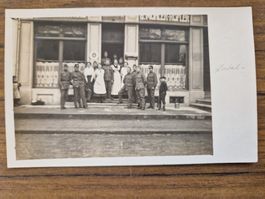 Ansichtskarte 1. Weltkrieg Geschäft Liestal (?)