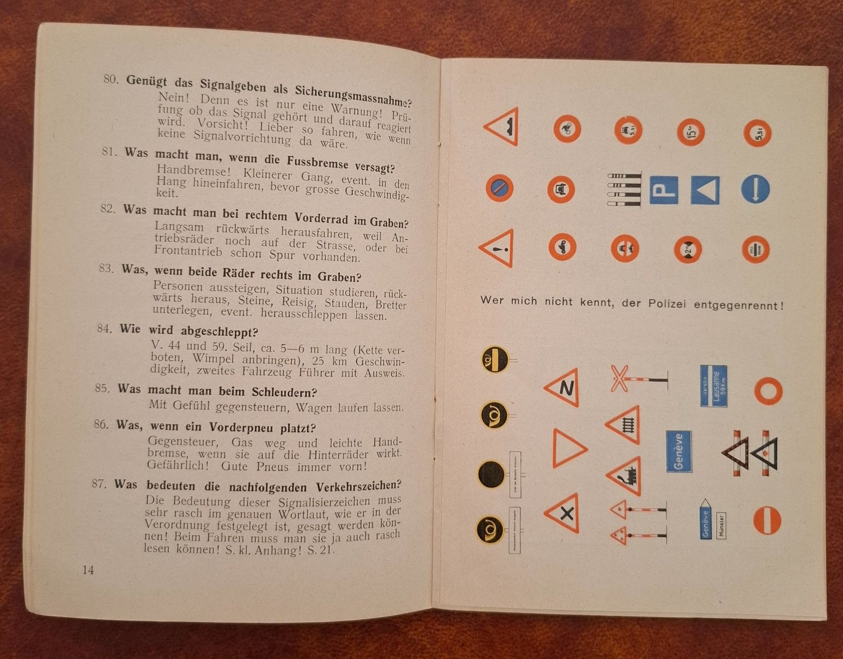 Libri: Die Autoprüfung in der Tasche ca. 1950 – Usato da Wil SG venduto da Clanx 1