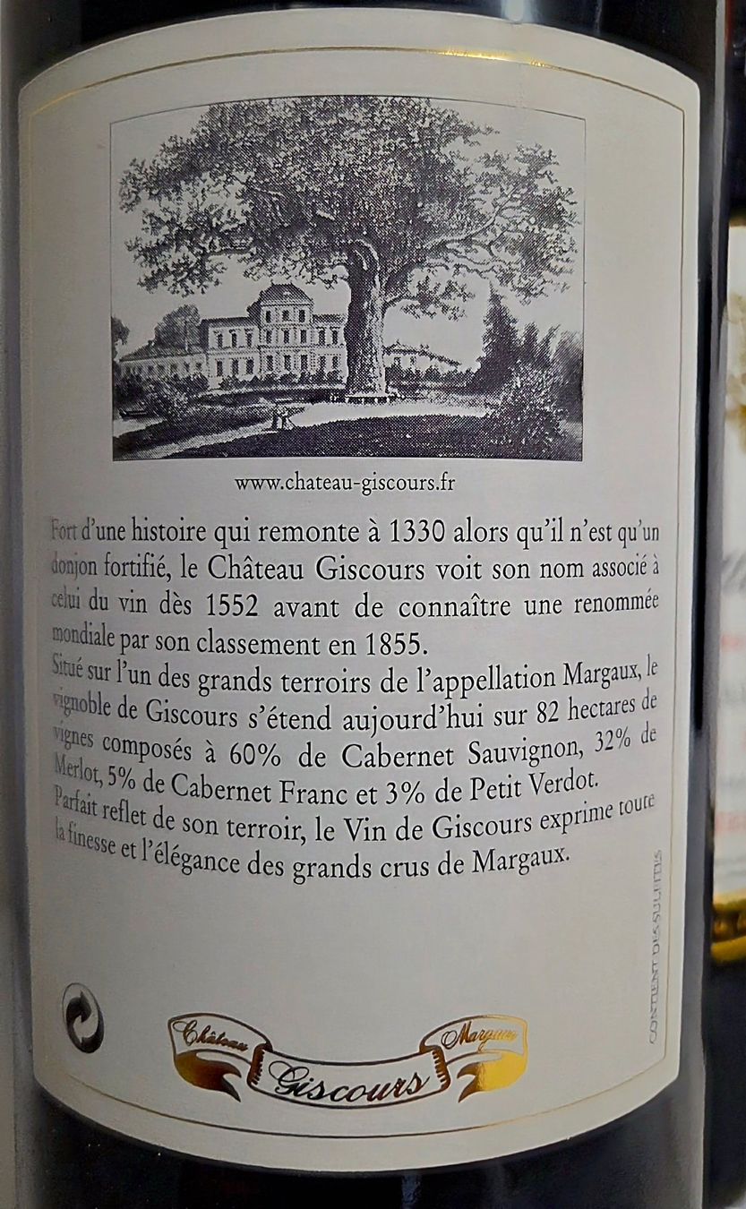 Wein: 4 Flaschen Chateau Giscours 2004 – Gebraucht aus Würenlos von Spody 3