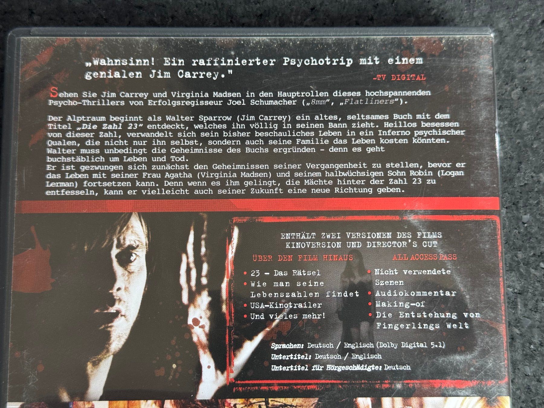 Alle DVDs: number 23 DVD DE/EN Jim Carrey – Gebraucht aus Fribourg von tschjoly 2