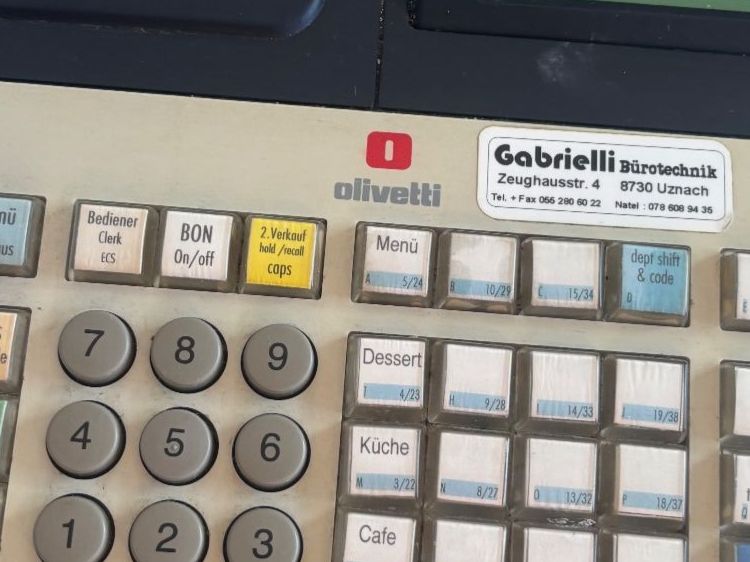Olivetti Caisses enregistreuses: Registrierkasse Olivetti ECR 8200S – D'occasion à Saland par IT-Service-Gubler 4