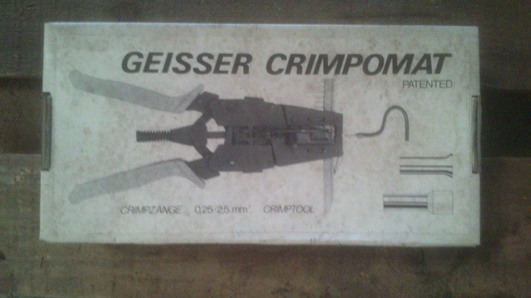 Tutti gli attrezzi: Geisser Crimpomat Crimpzange – Usato da Steinach venduto da mopjon