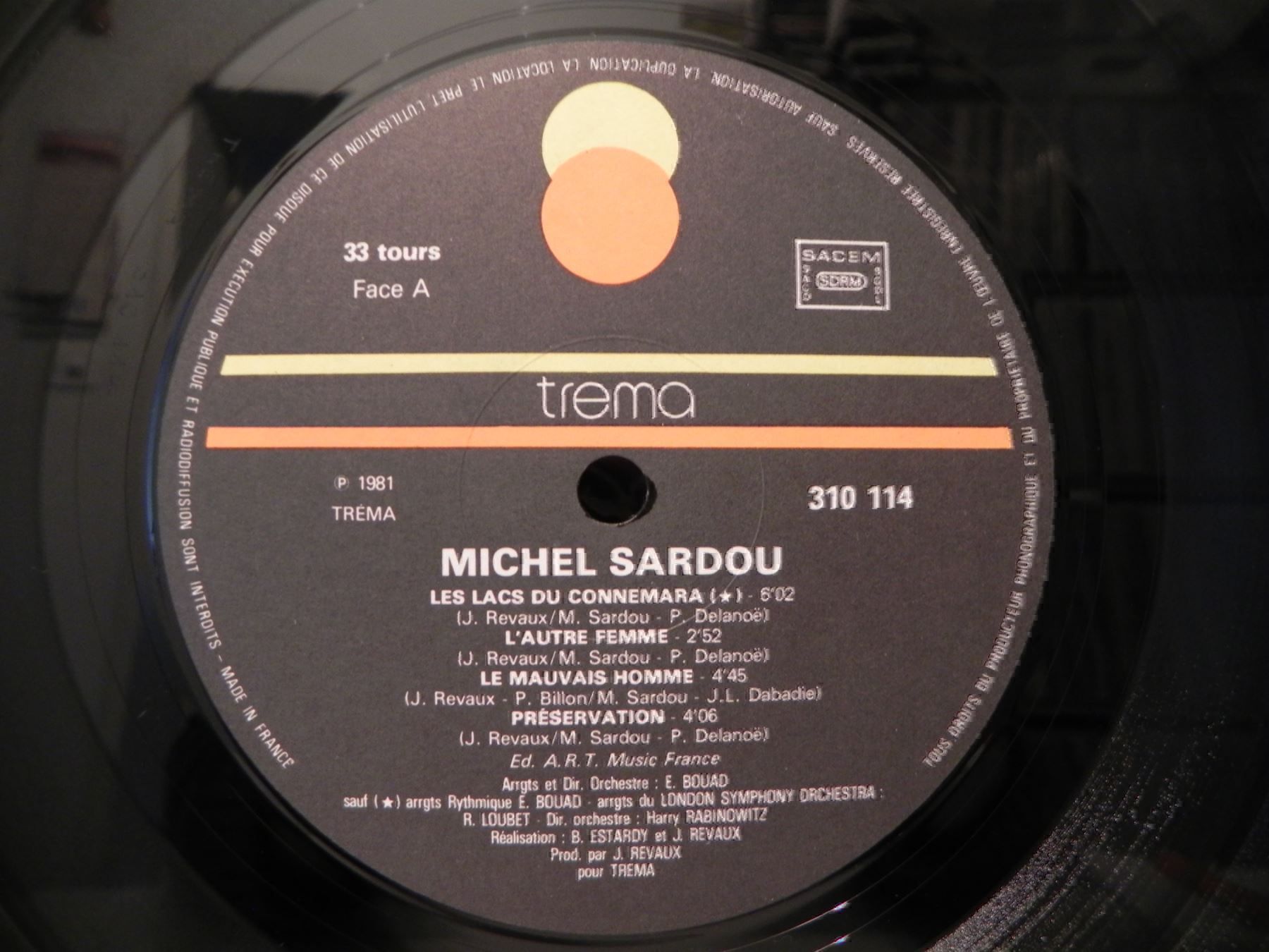Schallplatten: Michel Sardou, Les Lacs du Connemara – Gebraucht aus Basel von Life-Style-Art 5