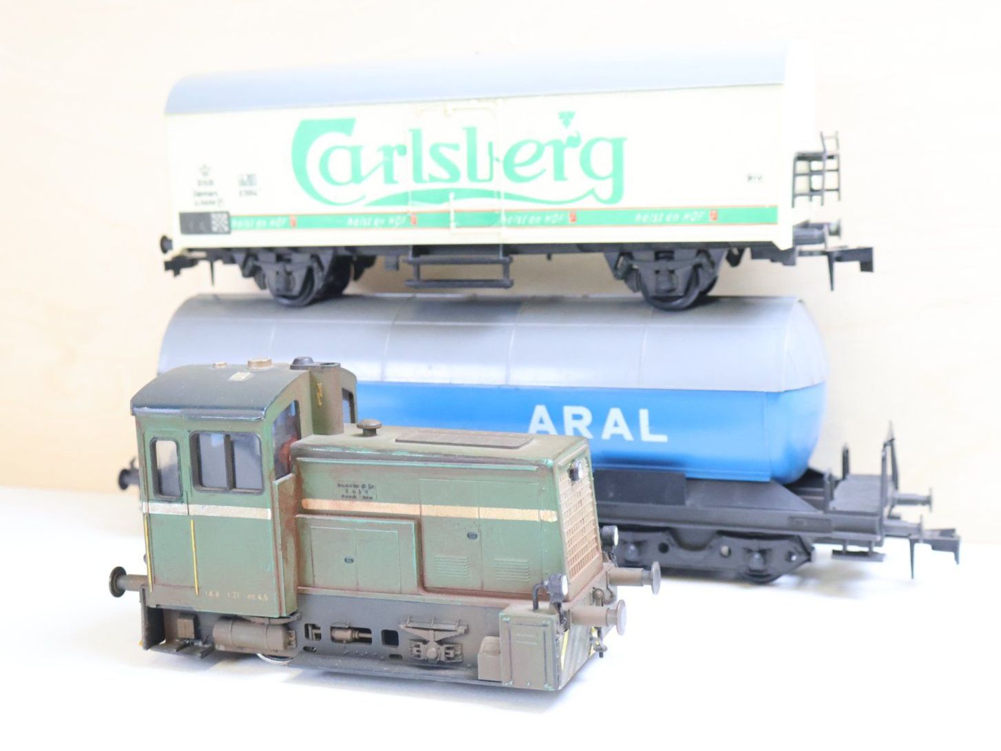 Lima Modellini di ferrovie: Lima "Gesupert" Rangierlok & Wagen Set - Spur 0 – Usato da Winterthur venduto da Monstera