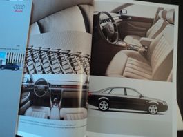 Prospekt Verkaufsmappe Audi A6 2002 mit 4.2 quattro u. Avant