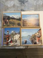 Seltene Vintage Alpen Puzzle Sammlung Schweiz