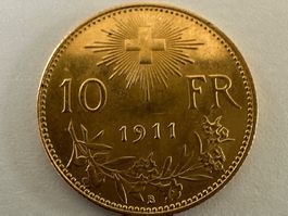 Goldvreneli 10Fr 1911, unz